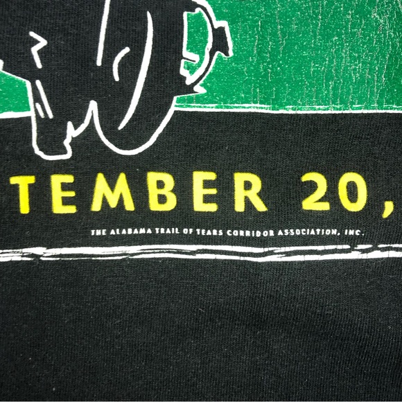 Vintage 2003 Trail of Tears Motorcycle Ride t-Shirt XL - Picture 4 of 4